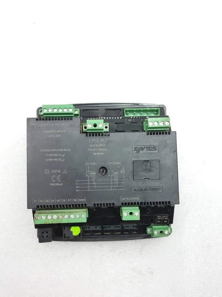ENTES RGP-9 POWER FACTOR CONTROLLER 100-270 VAC/DC 50-60Hz